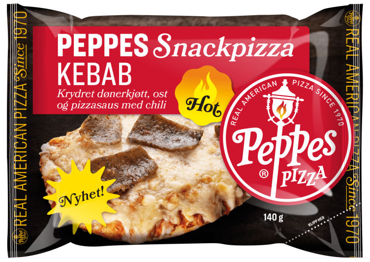 Peppes Snackpizza Hot Kebab 140g