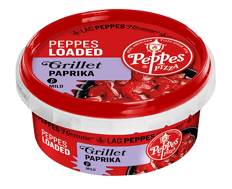 Grillet Paprika Pizzatopping 125g Peppes Loaded