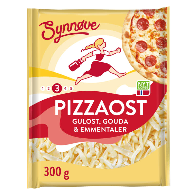 Pizzaost Finrevet 300g Synnøve