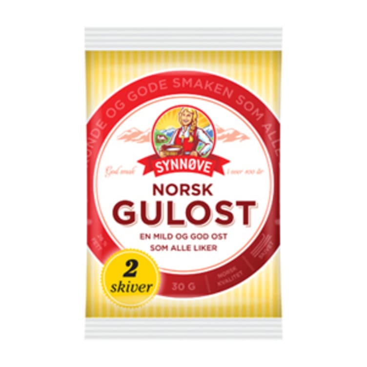 Gulost Porsjon 30g Synnøve