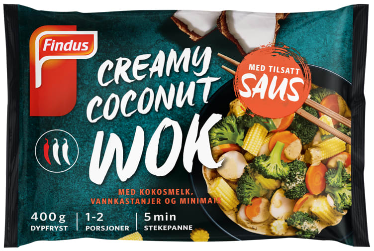 Wok Creamy Cokonut 400g Findus