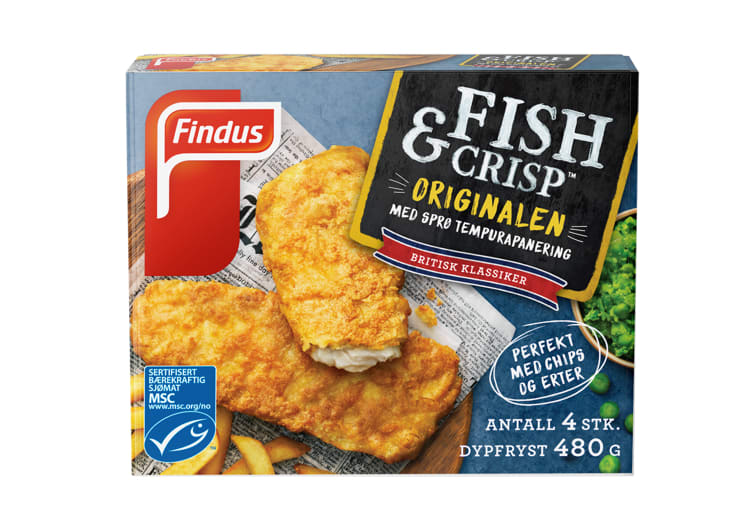 Fish&Crisp Gourmet 480g Findus