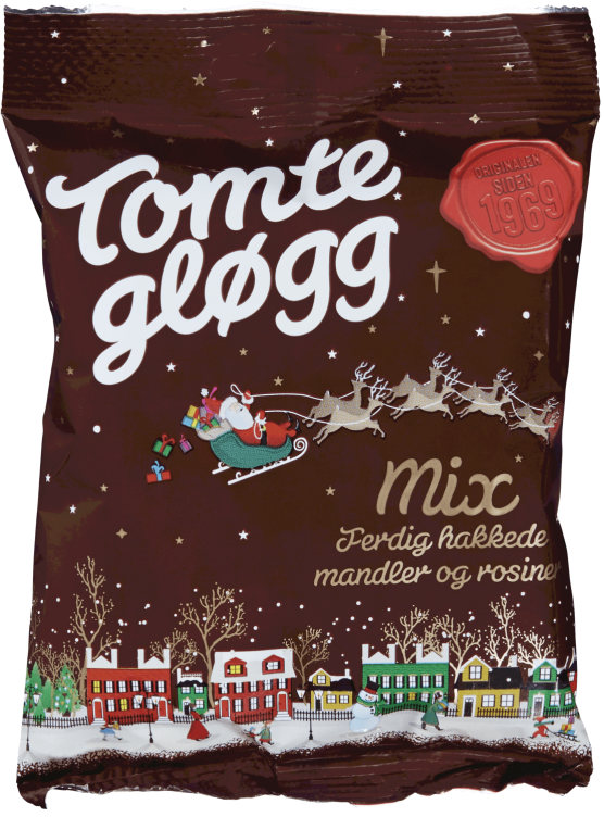 Tomtegløgg Mix Mandler/Rosiner 175g