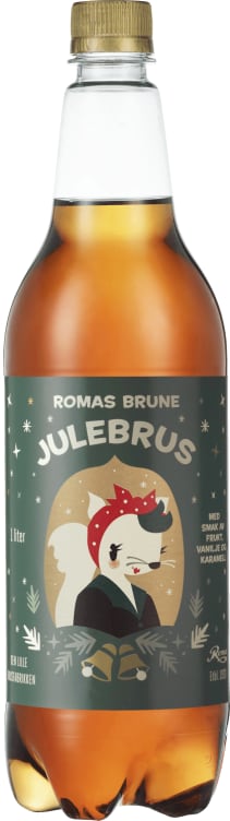 Julebrus Brun 1l flaske