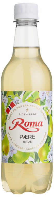 Pære Brus 0,5l flaske Roma
