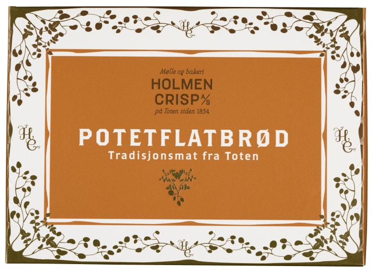 Potetflatbrød Tørt 210g Holmen Crisp