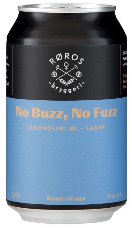 No Buzz No Fuzz Alkoholfri 0,33l boks Røros