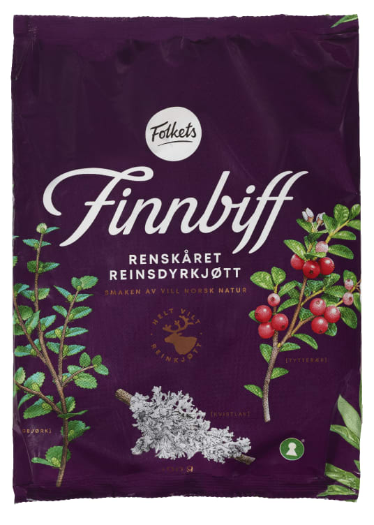 Finnbiff Av Reinsdyr 400g Folkets