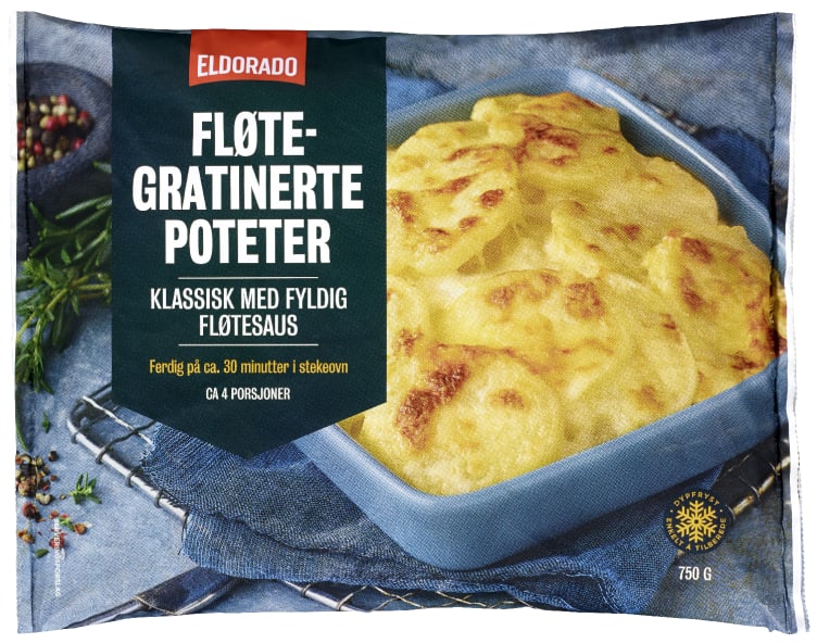 Poteter Fløtegrat. 750g Eldorado