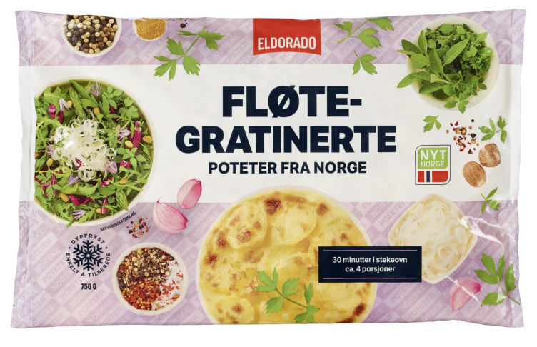 Poteter Fløtegrat. 750g