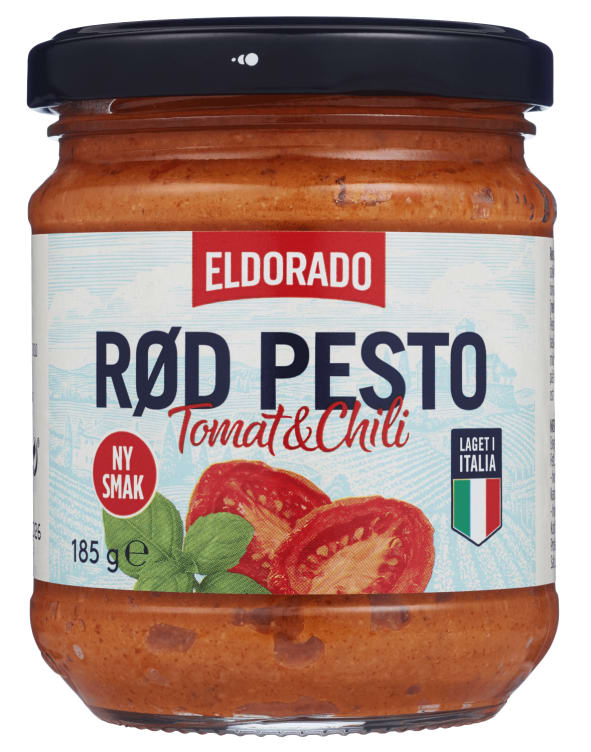 Pesto Rød m/Chili 185g Eldorado
