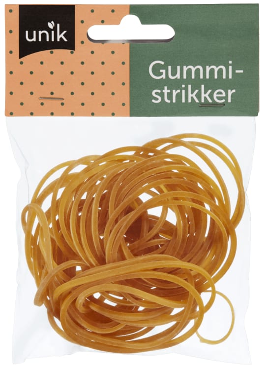 Gummistrikk Unik