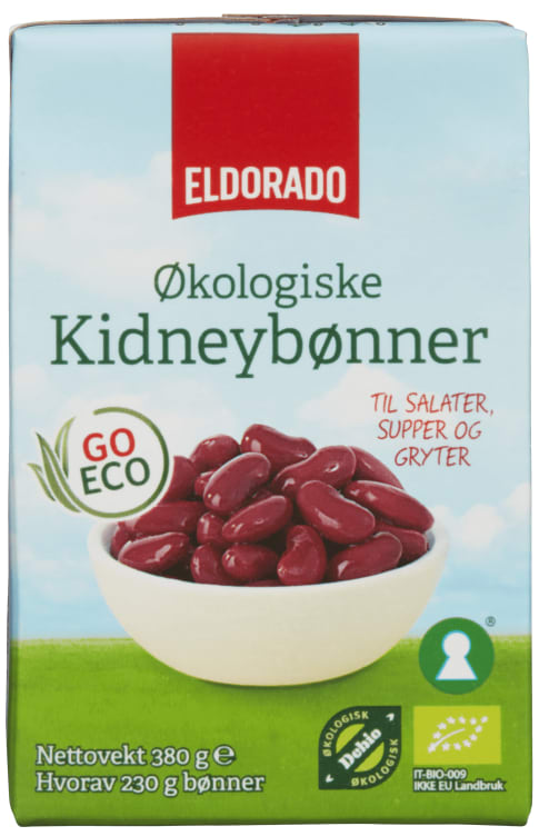 Kidneybønner Økologisk 380g Go Eco