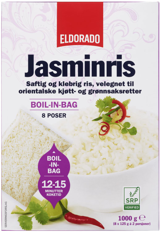 Jasminris Boil In Bag 1kg Eldorado