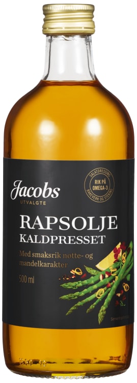 Rapsolje Kaldpresset 0,5l Jacobs Utvalgte