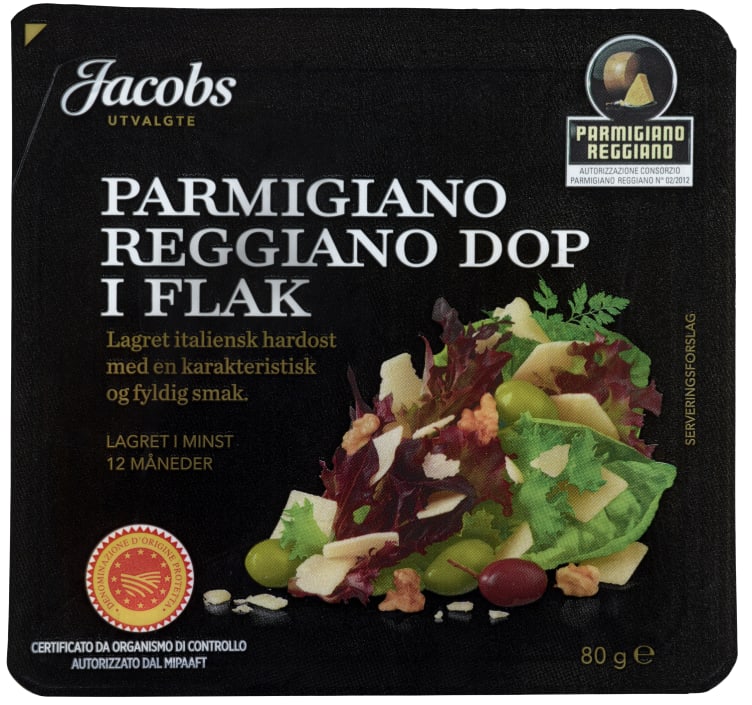 Bilde av Parmigiano Reggiano Flak 12mnd 80g Jacobs