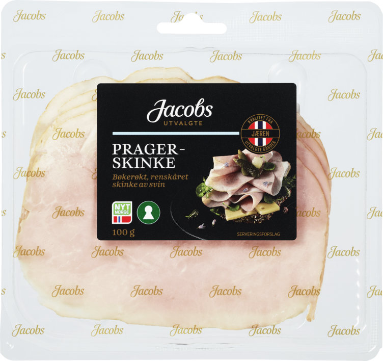 Prager Skinke Upresset 100g Jacobs Utvalgte