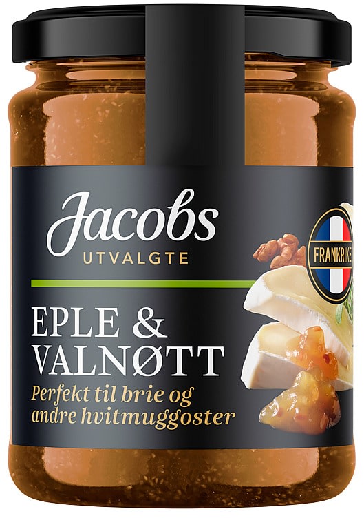 Syltetøy til Ost Eple&valnøtt 110g Jacobs