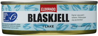 Blåskjell i Vann