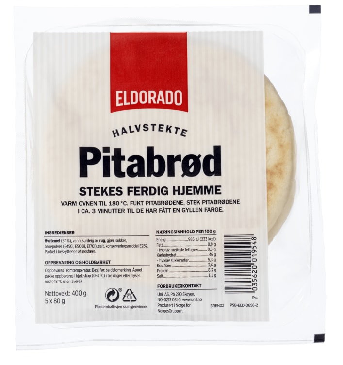 Pitabrød 400g Eldorado
