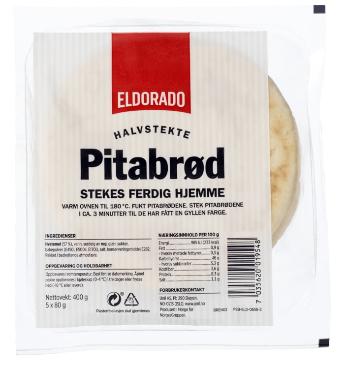 Pitabrød 400g