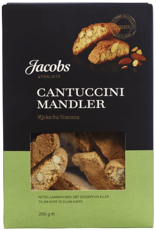 Cantuccini Kjeks m/Mandler 200g Jacobs Utvalgte