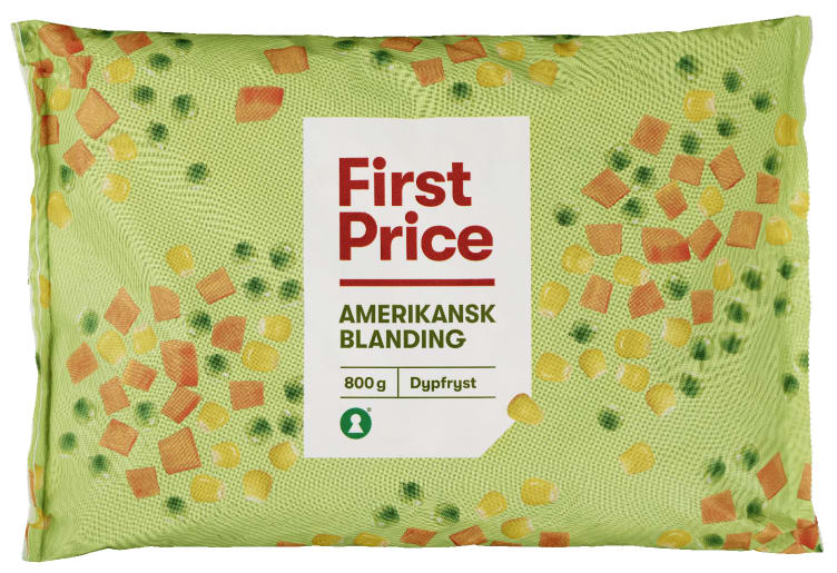 Amerikansk Blanding 800g First Price