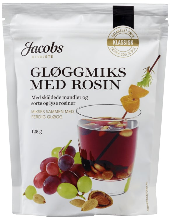 Gløggmiks m/rosin 125g Jacobs Utvalgte