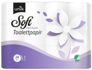 Toalettpapir Soft 24rl Unik