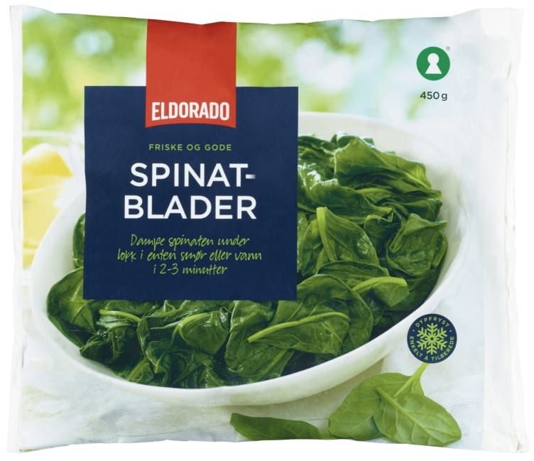 Bilde av Spinatblader 450g Eldorado