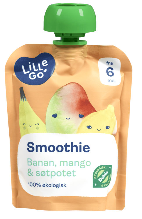 Smoothie Banan/Mango/Søtpotet 90g Lillego