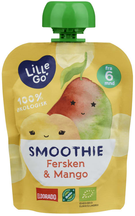 Bilde av Smoothie Fersken/Mango 90g Lillego