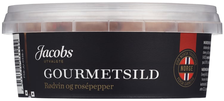 Bilde av Gourmetsild Rødvin/Rosepepper 320g Jacobs