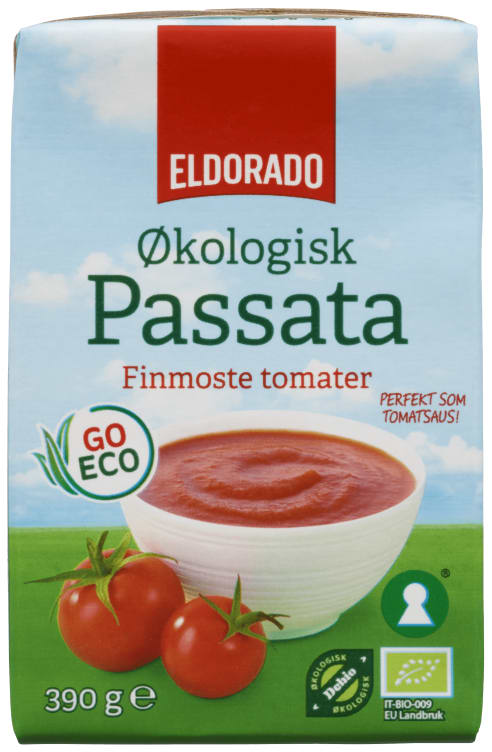 Tomater Passata Økologisk 390g Eldorado