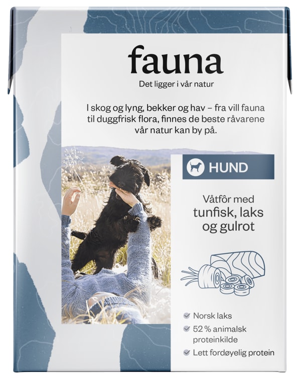 Fauna Hund Våtfor Tunfisk&Laks 375g
