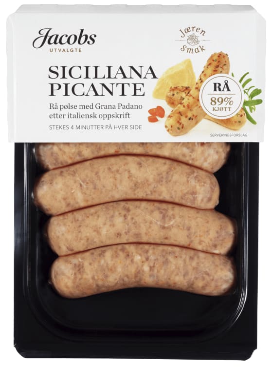 Bilde av Siciliana Picante Rå 240g A.Idsøe/Jacobs Utvalgte