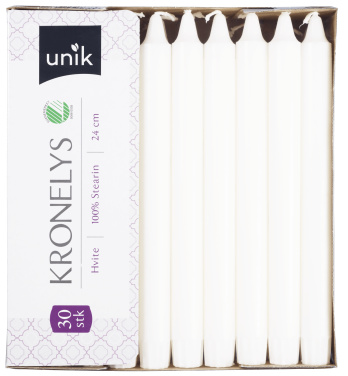 Kronelys Hvit