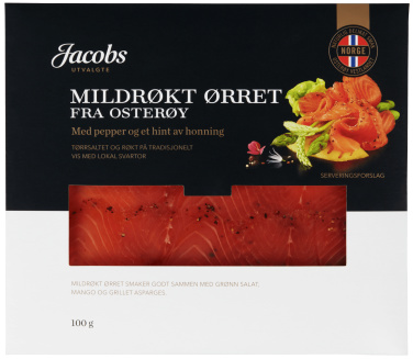 Ørret Røkt Honning&Pepper 100g Jacobs