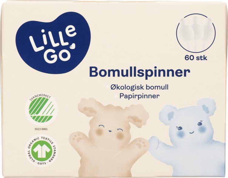 Bomullspinner 60stk Lillego