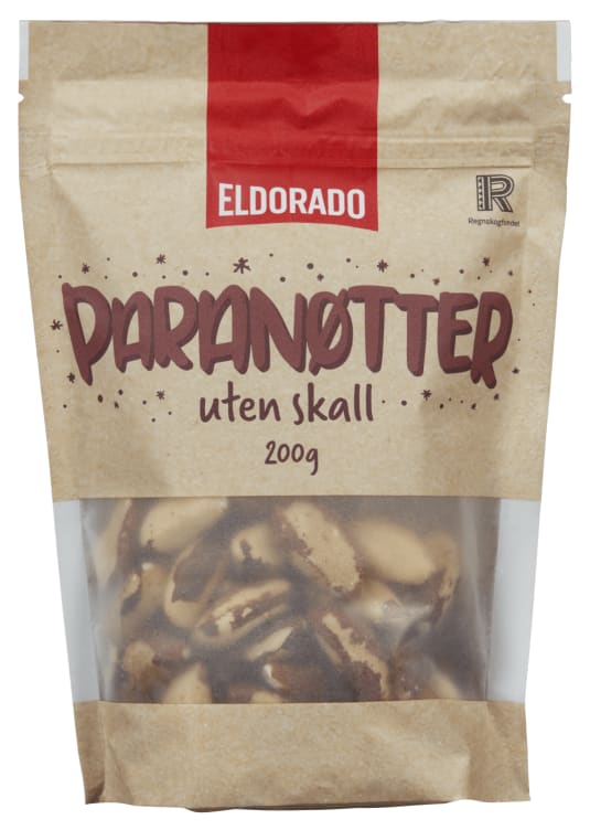 Paranøtter u/Skall 200g Eldorado