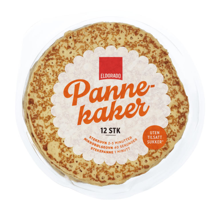 Pannekaker Stekte 12stk 810g Eldorado