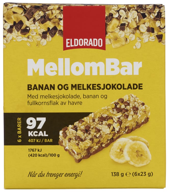 Mellombar Banan&Sjokolade 138g