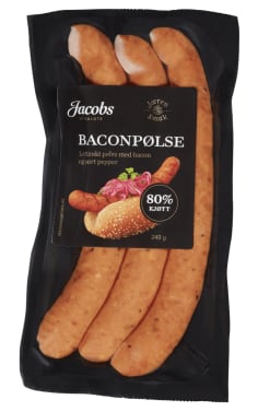 Baconpølse 80%