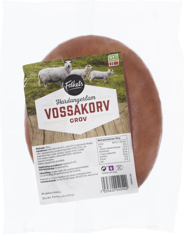 Vossakorv 300g Hardangerlam Folkets