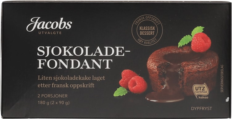 Sjokoladefondant 180g Jacobs Utvalgte