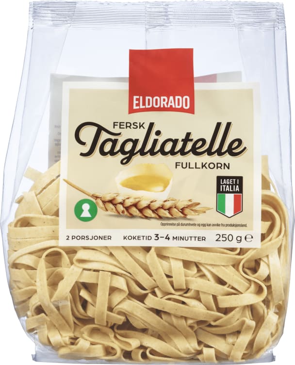 Tagliatelle Fullkorn 250g Eldorado