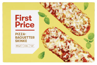 Pizzabaguette m/Skinke 2x125g First Price