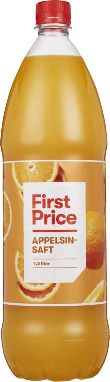 Bilde av Appelsinsaft Sukkerredusert 1,5l First Price