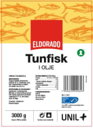 Tunfisk i Olje Msc 3kg Pose Eldorado