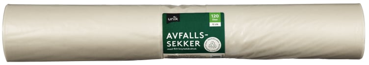 Product Image for Avfallssekk Transparent 120l 10stk Unik